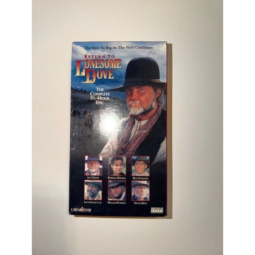 Return to Lonesome Dove VHS tape